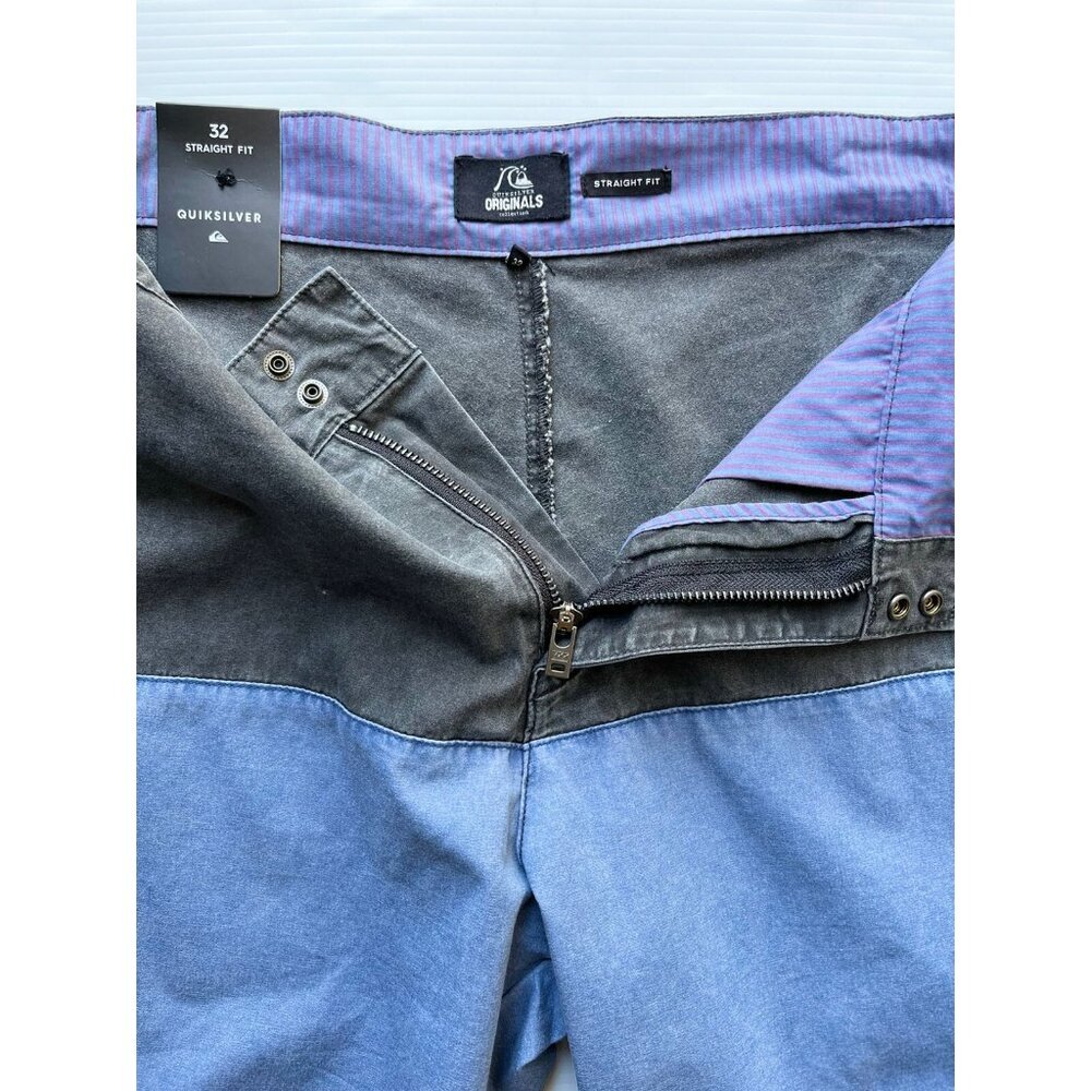 Quiksilver Originals Barby Point Walk Shorts 32 Straight Fit Cotton Poplin - Picture 6 of 12